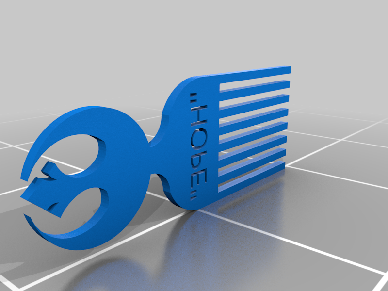 Rebels logo Hair Pick