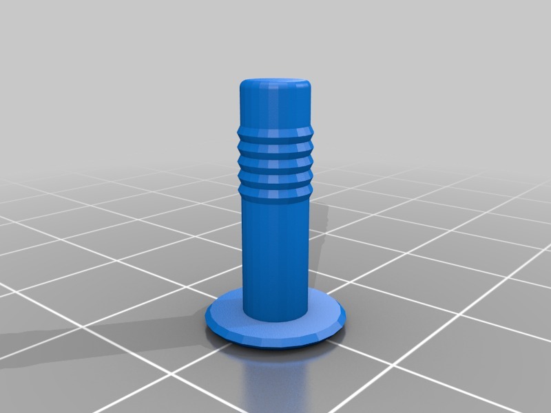 Car push pin plastic clip or rivet 8mm