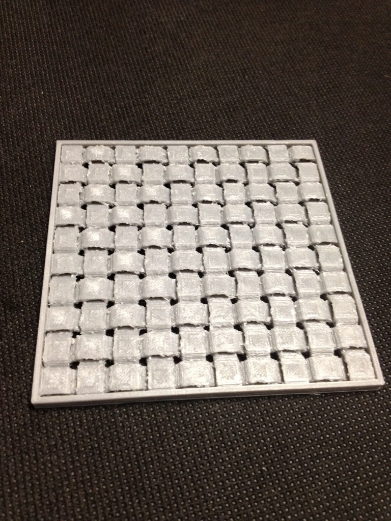 Square Weave Coaster