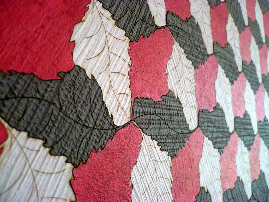 Lasercut-Art inspired by Escher and the Autumn