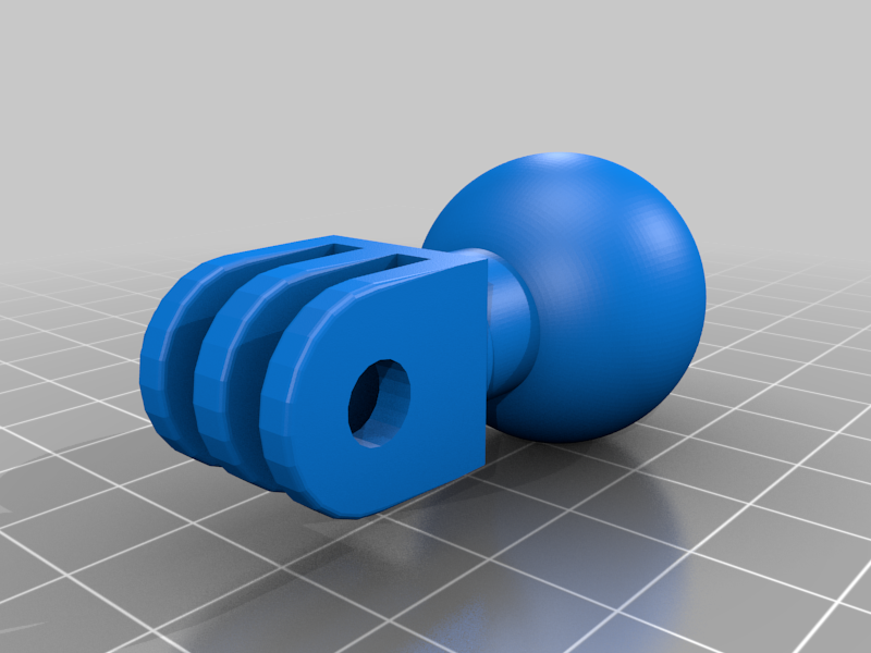 GoPro to RAM 1" Ball Mount Adapter.
