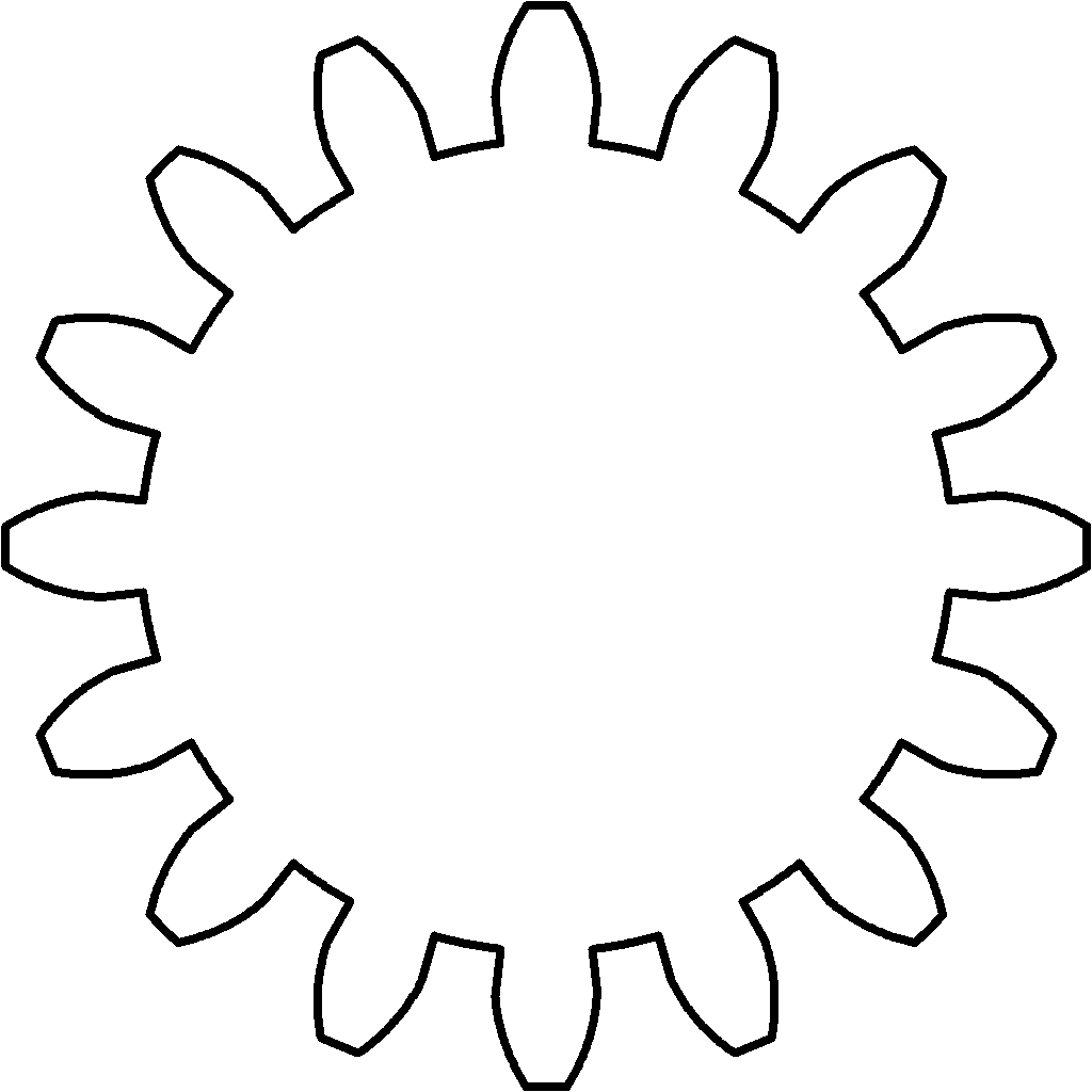MOD 1.0 SPUR GEAR COLLECTION DXF BLANKS