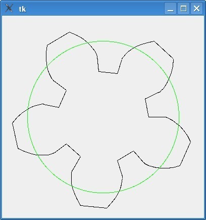 DXF generator for involute gears