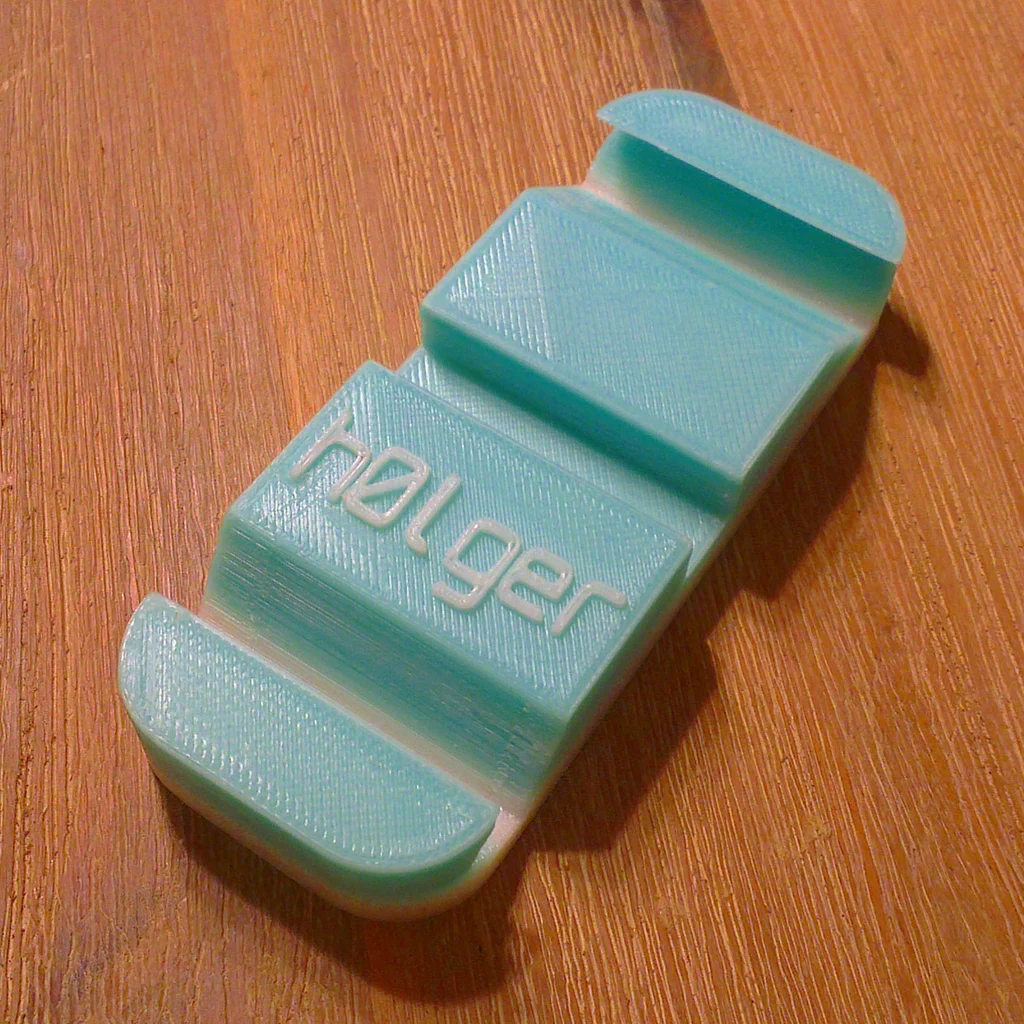 Parametric Smartphone Stand / Holder with custom text