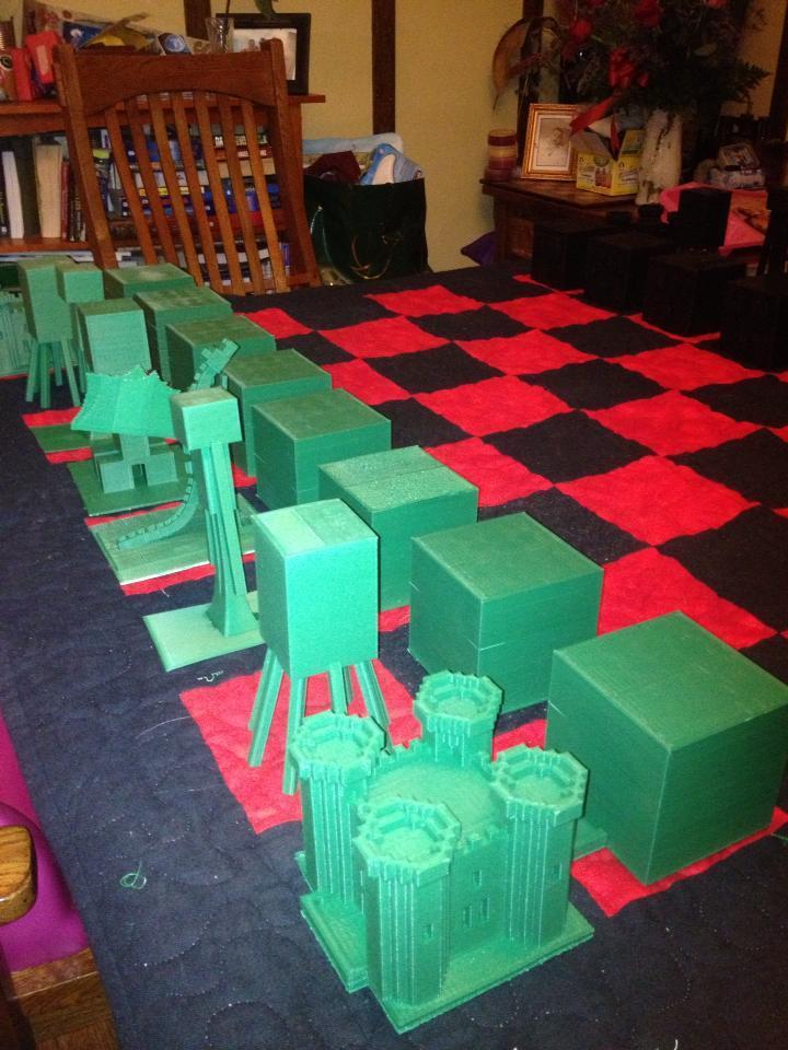 Minecraft Chess Set