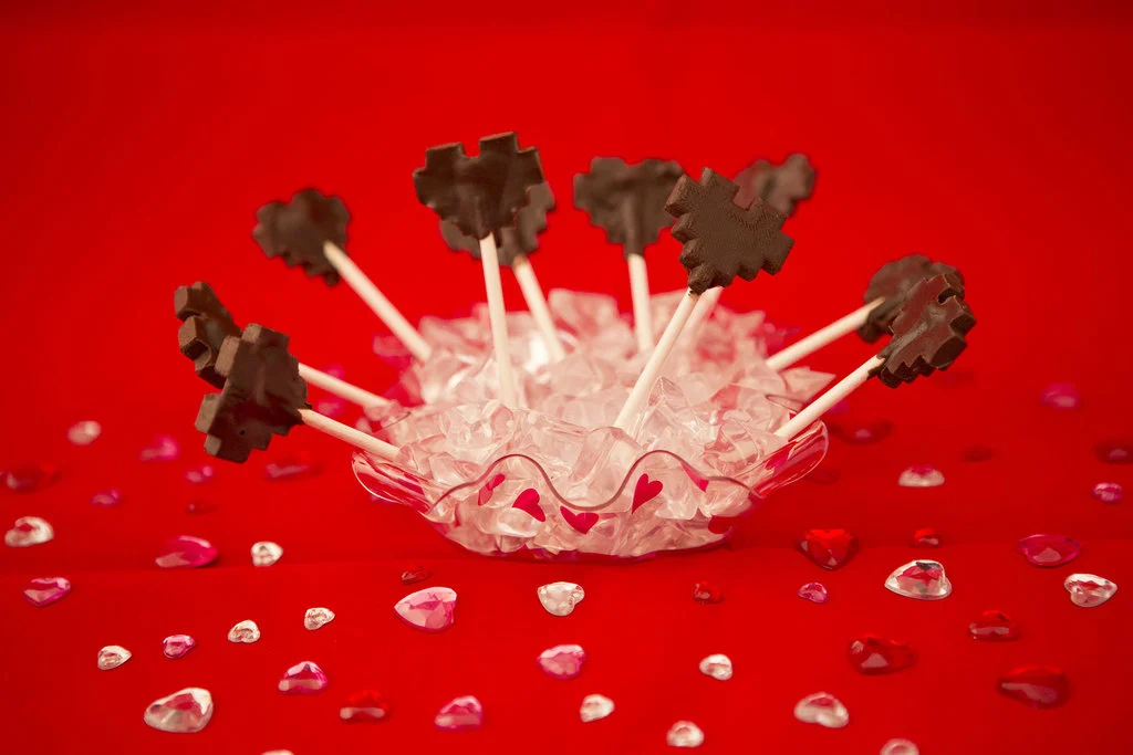 8 Bit Heart Chocolate