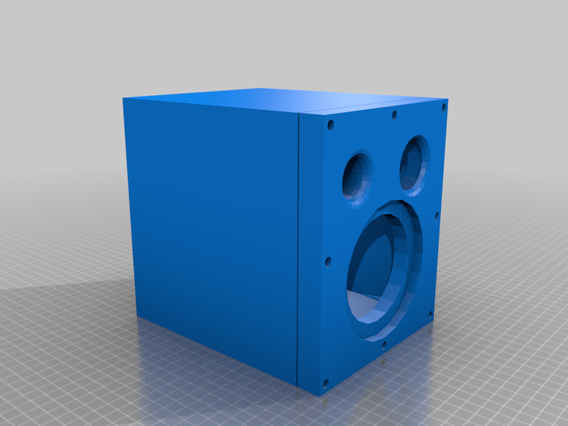 Ported speaker box