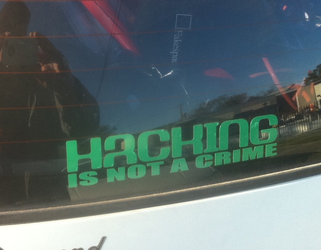 HACKING IS NOT A CRIME