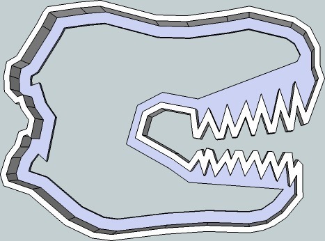 T-Rex Cookie Cutter