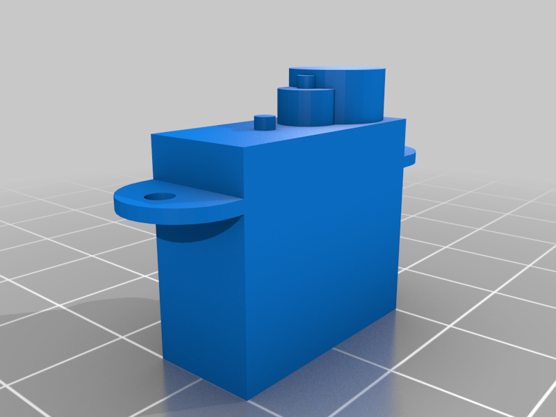 OpenSCAD 3.7G Microservo