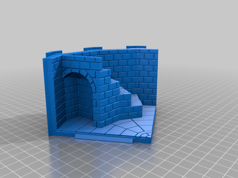12 sided tower - brick walls and taller