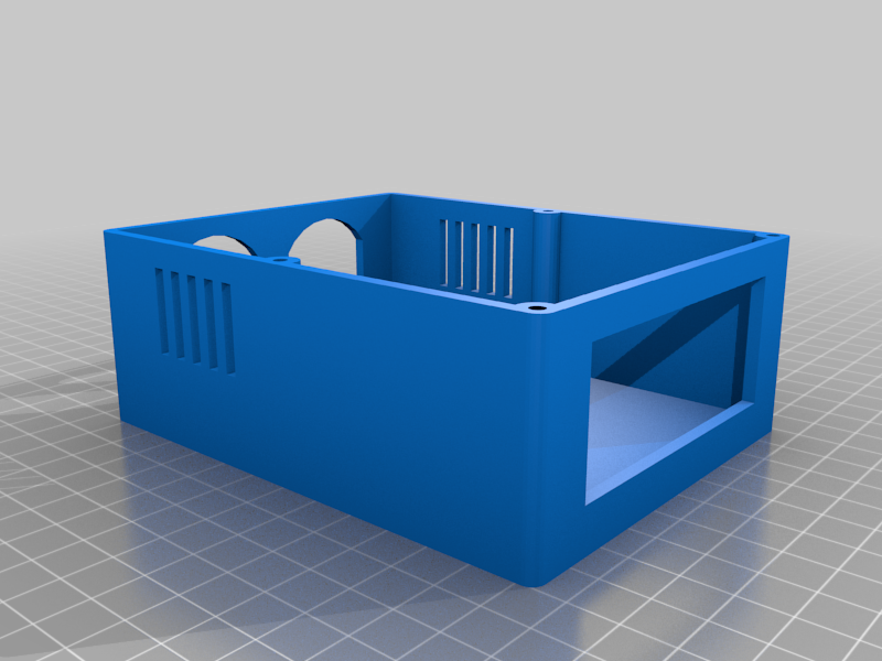 Fridge Temperature controller enclosure w/ rear outlets
