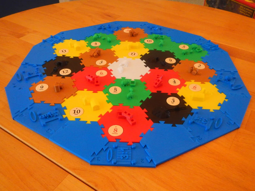 3D printable tiles for a game like Settlers of Catan