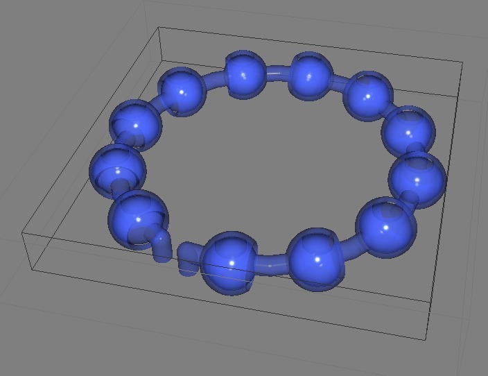Preassembled ball-joint chain