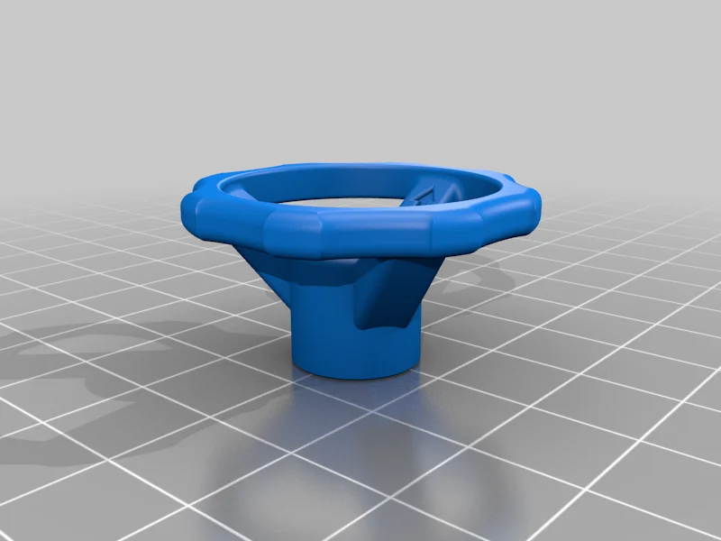 Parametric LCD panel KNOB for PRUSA I3 Hephestos