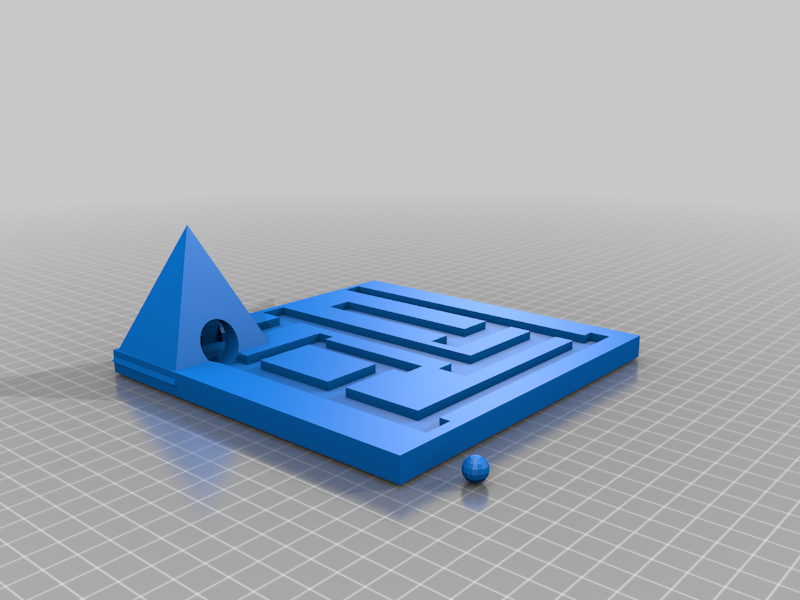 Maze and ball puzzle