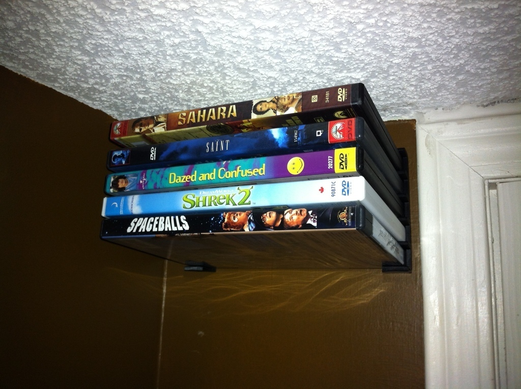 Wall Mounted Expandable DVD Rack