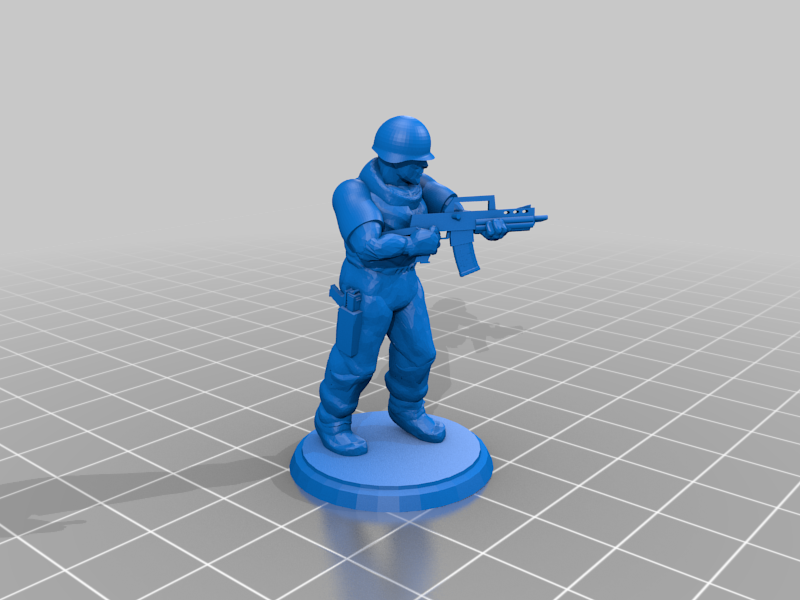 Modern Soldier - Assault Rifle - Type 2