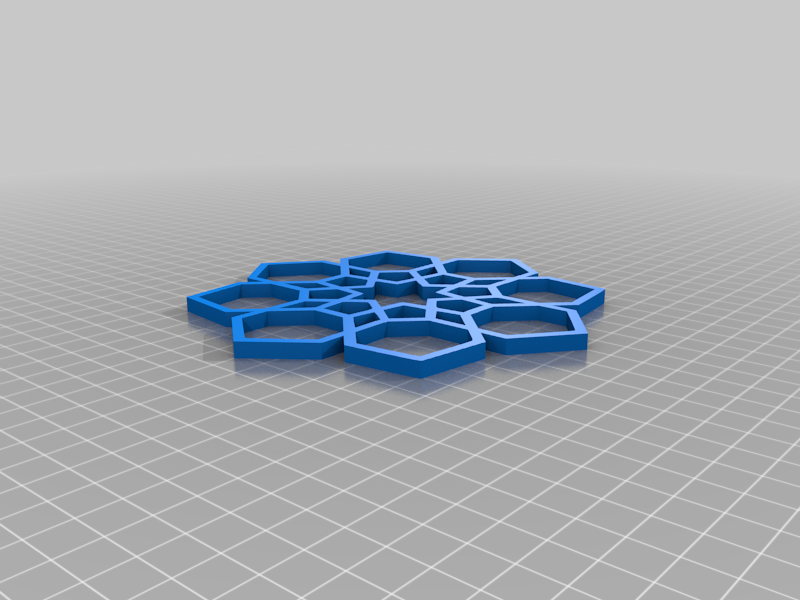 Arabesque Coaster or Christmas Tree Ornament