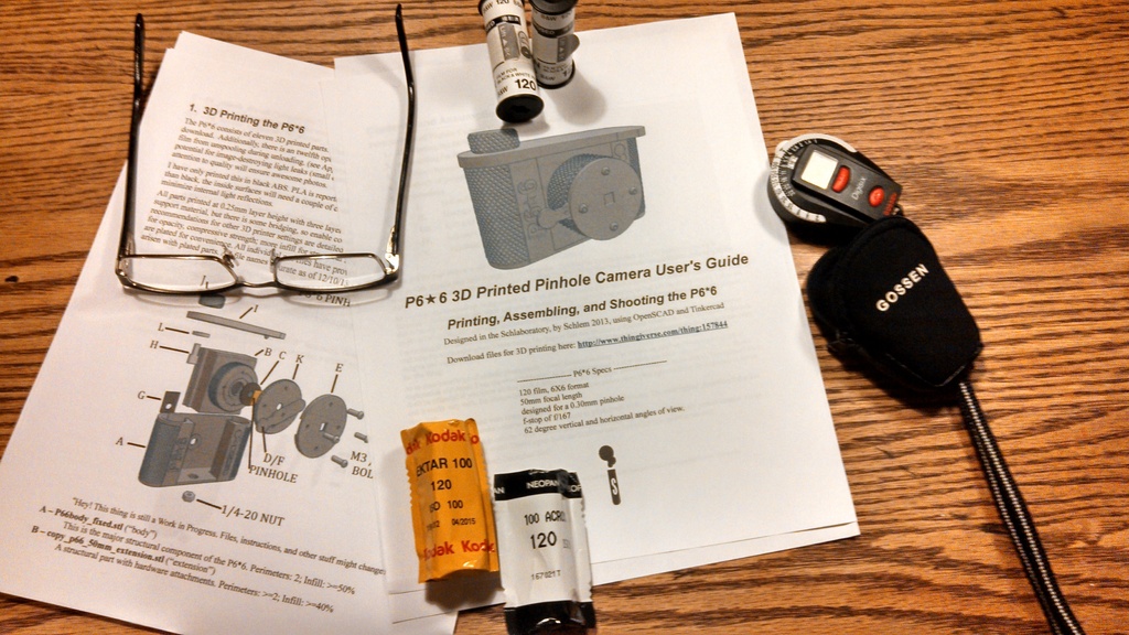 User's Guide for P6*6 Pinhole Camera