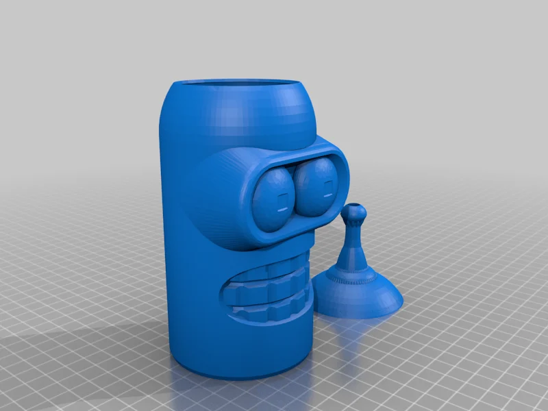 Bender Redbull Koozie with Lid