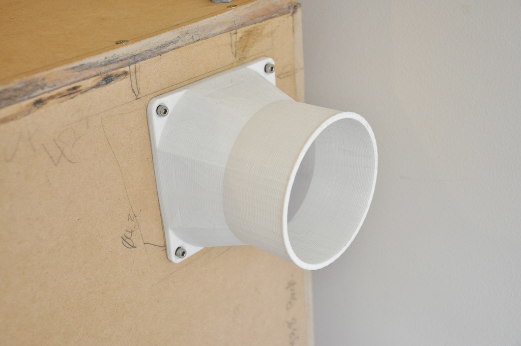120mm Fan to 100mm A/C Duct Adaptor