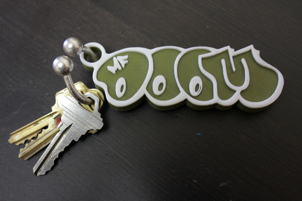 Dopest MF DOOM Keychain