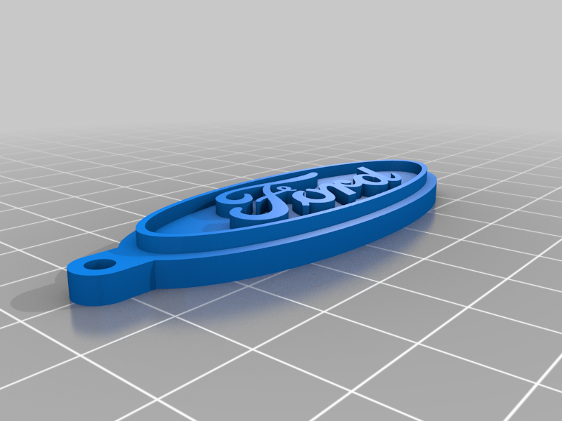 Ford Logo Keychain