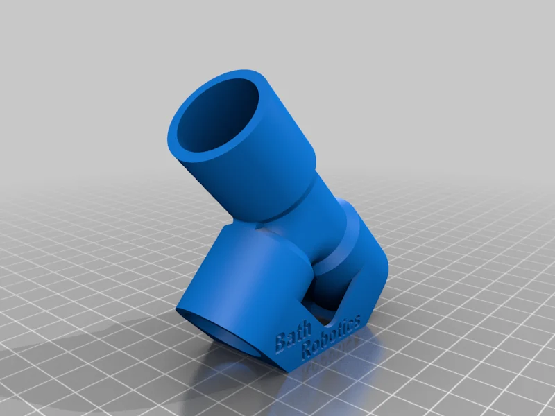 T-Piece Ø22mm PVC Pipe - V3- OPTIMISED