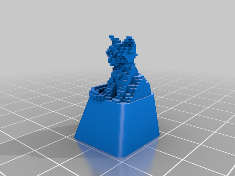 Voxel Cat KeyCap Cherry MX