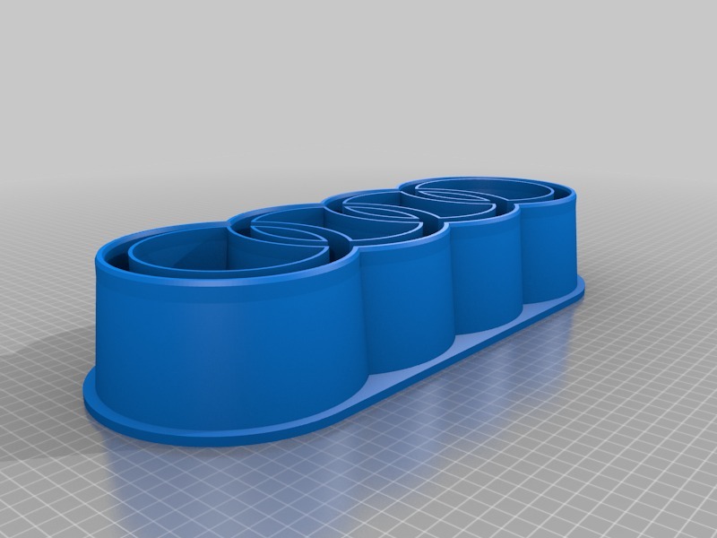 Audi biscuit cutter - Ausstechform