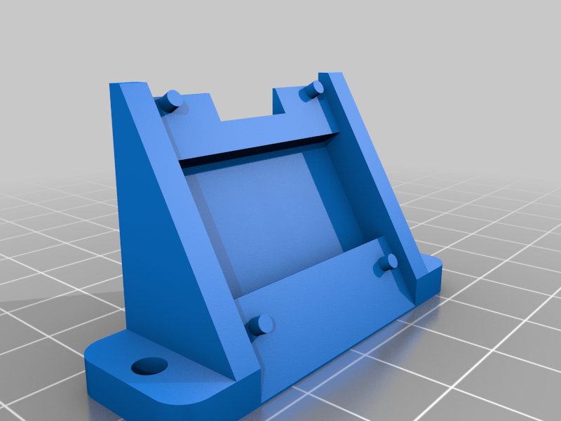 0.96" 128x64 OLED display mounting bracket