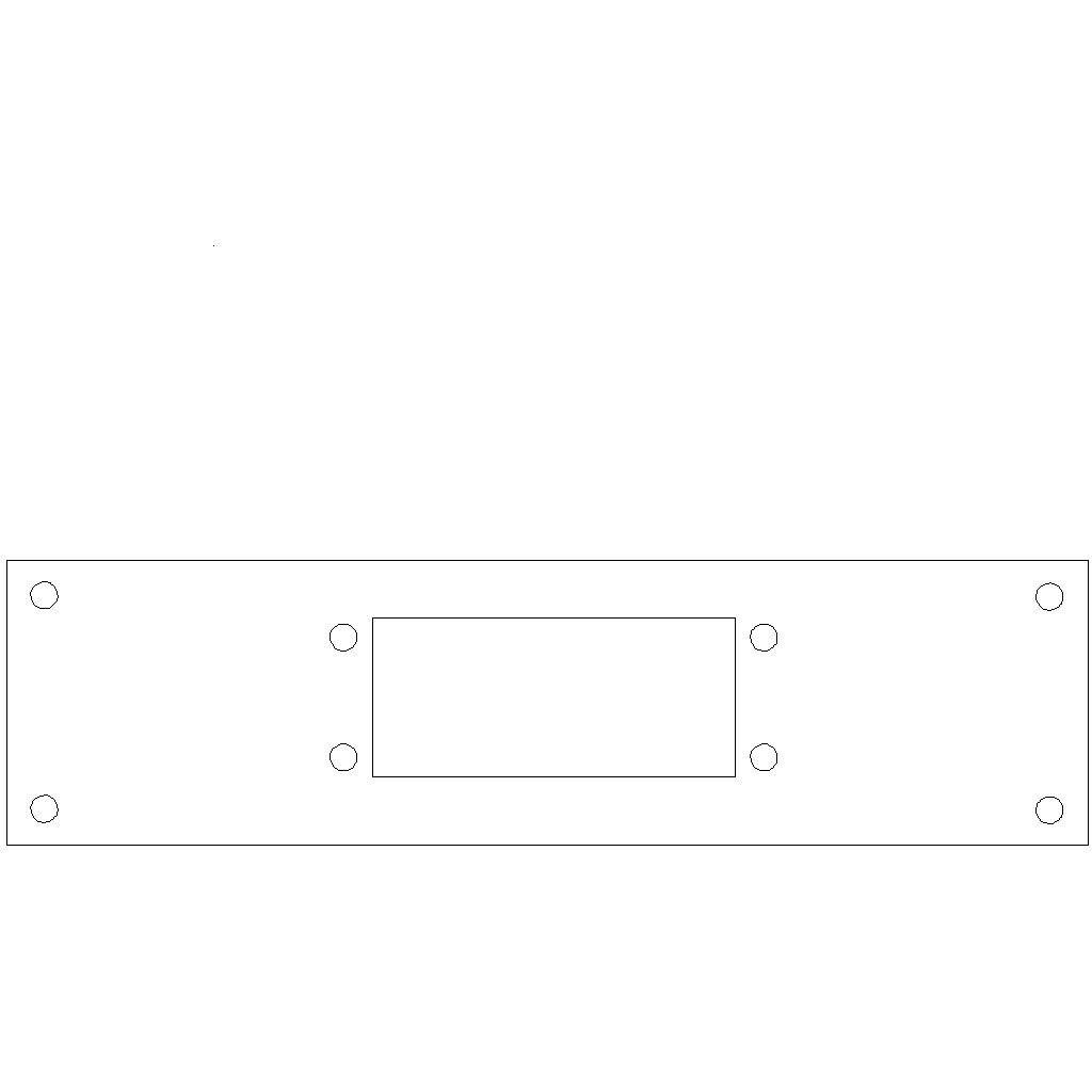 ACK ELT faceplate mounting panel
