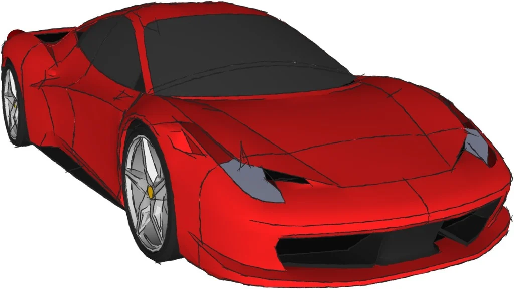Ferrari 458 Model Kit