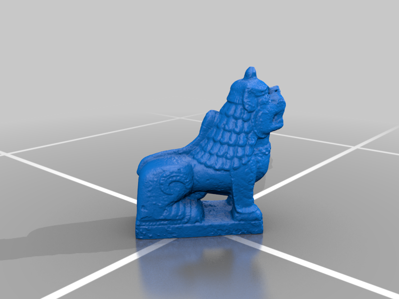 Nepalese foo dog sculpture