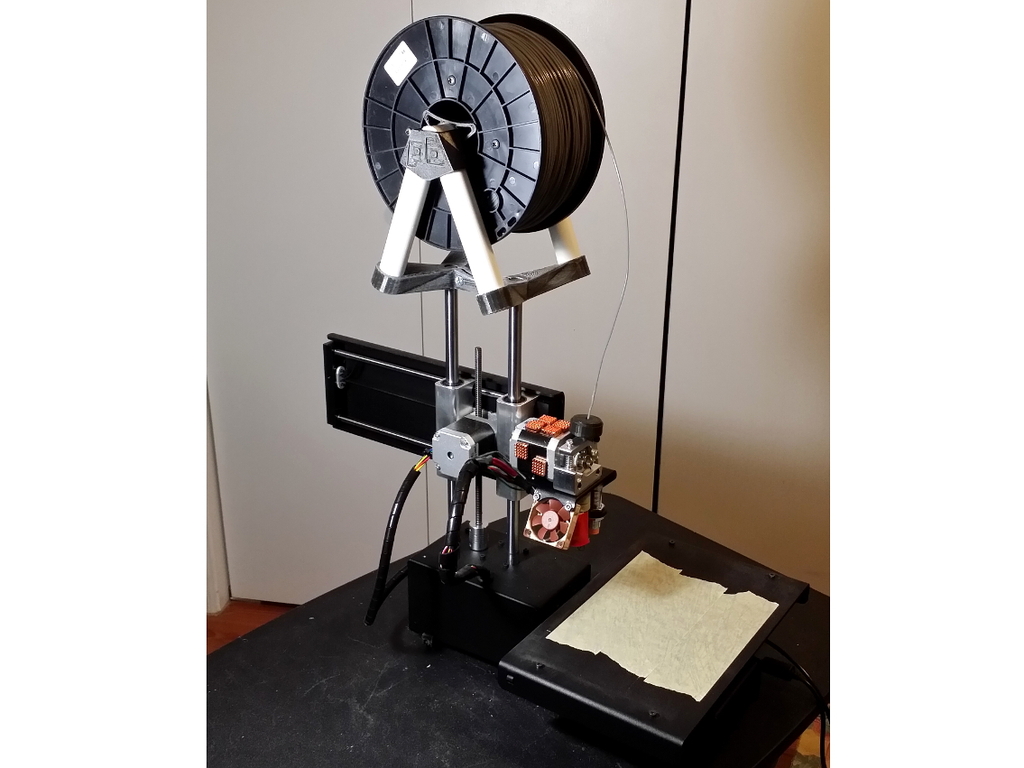 Printrbot Simple Metal Spool Holder and Handle (UPDATED)