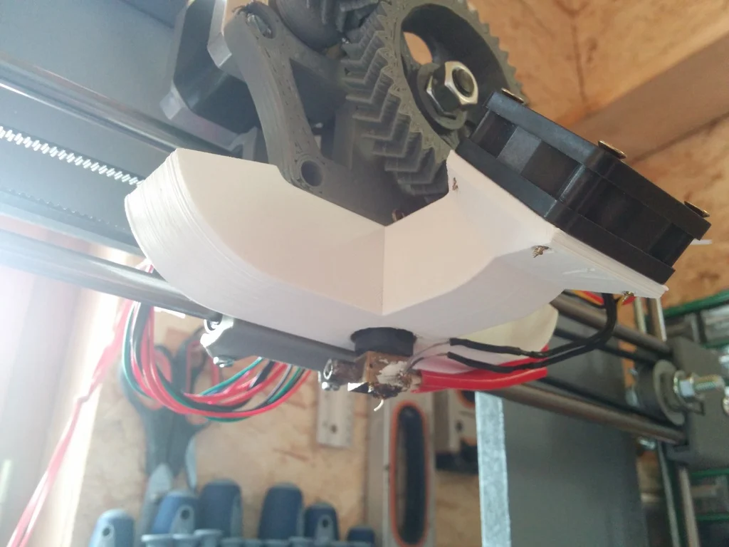 Greg's Wade 40mm Fan duct for JHead - Support Ventilateur Jhead
