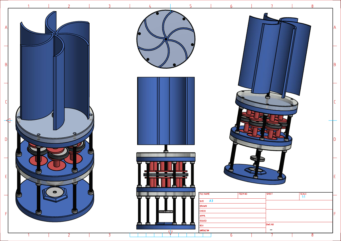 #CatchTheWind > Charge your Phone > Vertical Wind Turbine Generator