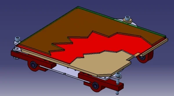 Easily levelled Platform (With only two bolts).