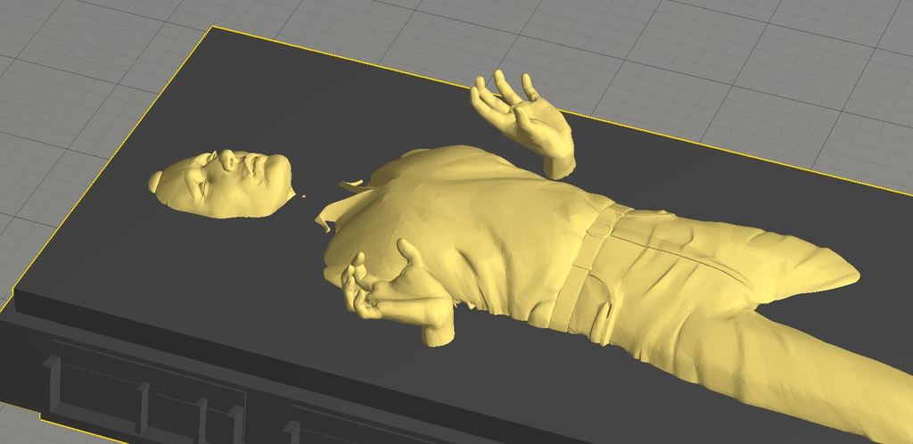 Han solo in Carbonite Hi-Res Dual Extrusion