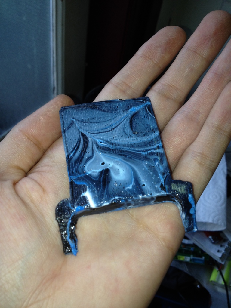 Marble painting your printed parts