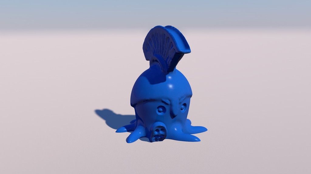 Cute Octopus Warrior