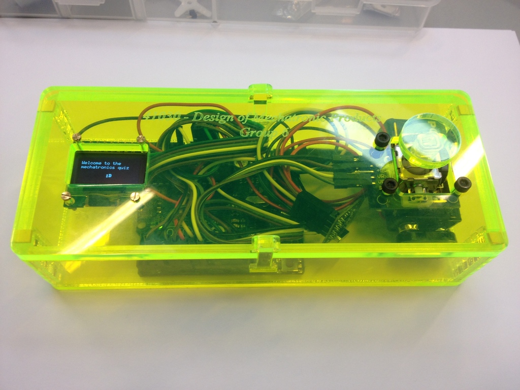 Arduino Network Joy Stick - Design of mechatronics Group 6