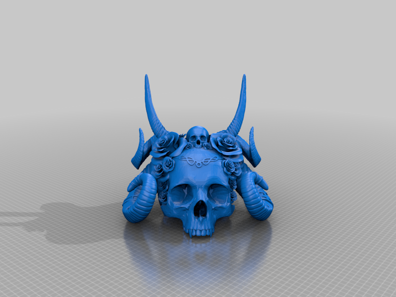 Gothic Succubus Skull