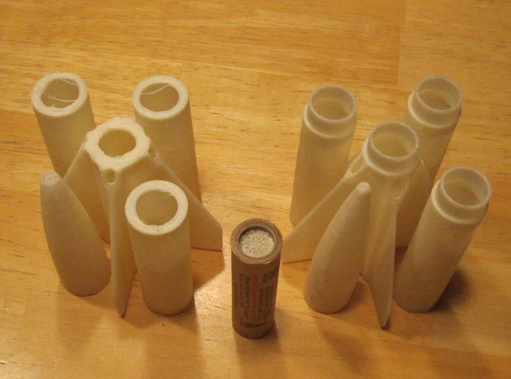 Model Rocket - B & C Engine Size