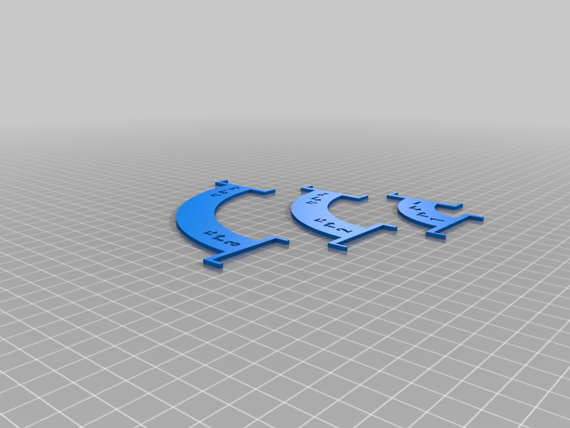 X-wing Casual Movement Assist Templates