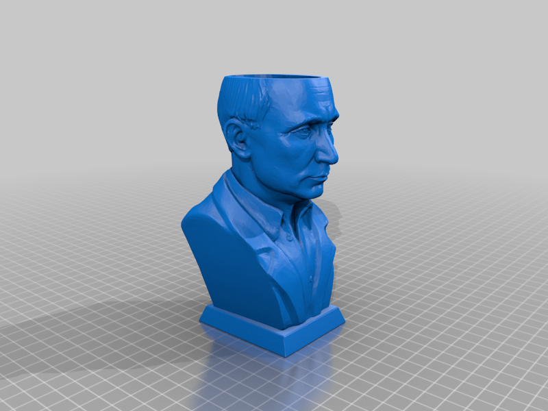 Czar Putin Flower Pot