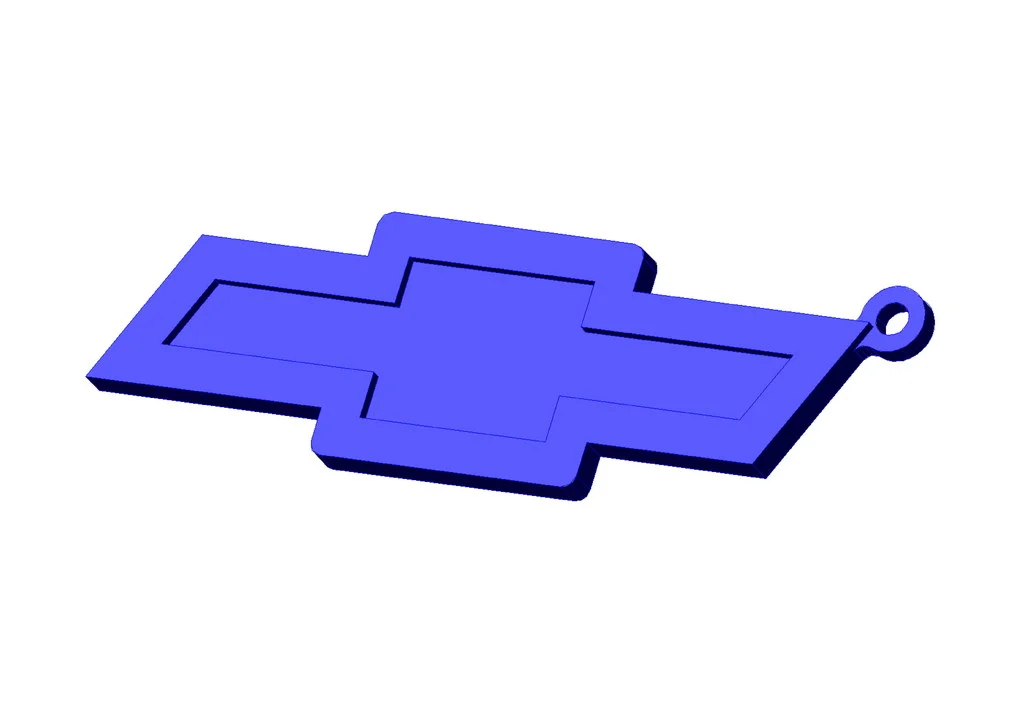 Chevy logo keychain