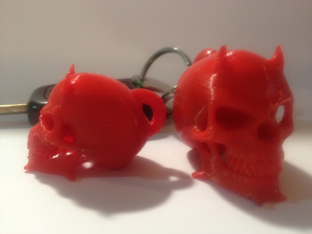 Devil skull keychain remix
