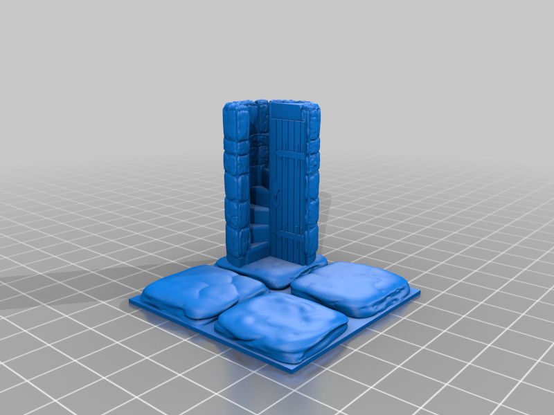 OpenForge 2.0 Mag Stone Floor House Stairwell Up Door Down